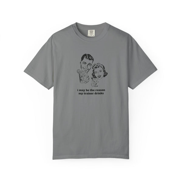 Unisex Garment-Dyed T-shirt - Trainer/Drinks