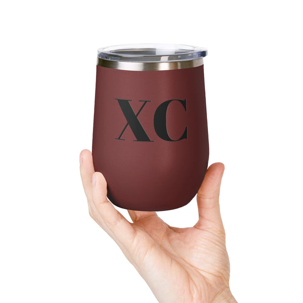 Wine Tumbler, 12oz - XC - Cross Country