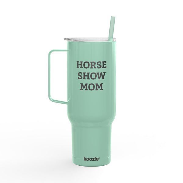 Insulated Tumbler with Lid, 40oz (Engraving) - Horse Show Mom