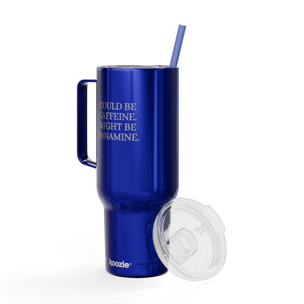 Insulated Tumbler with Lid, 40oz (Engraving) - Caffeine/Banamine