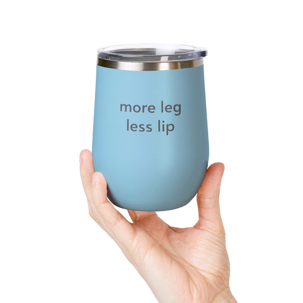 Wine Tumbler, 12oz - More Leg - Pastels