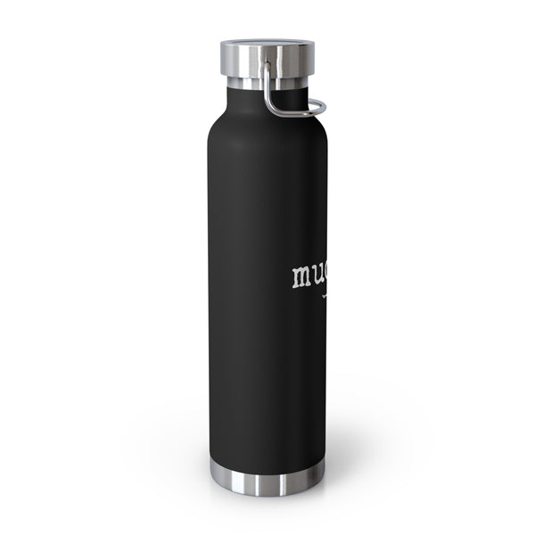 Copper Vacuum Insulated Bottle, 22oz - Muck It - Black