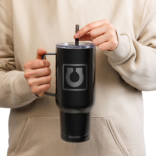 Insulated Tumbler with Lid, 40oz (Engraving) - Horse Shoe