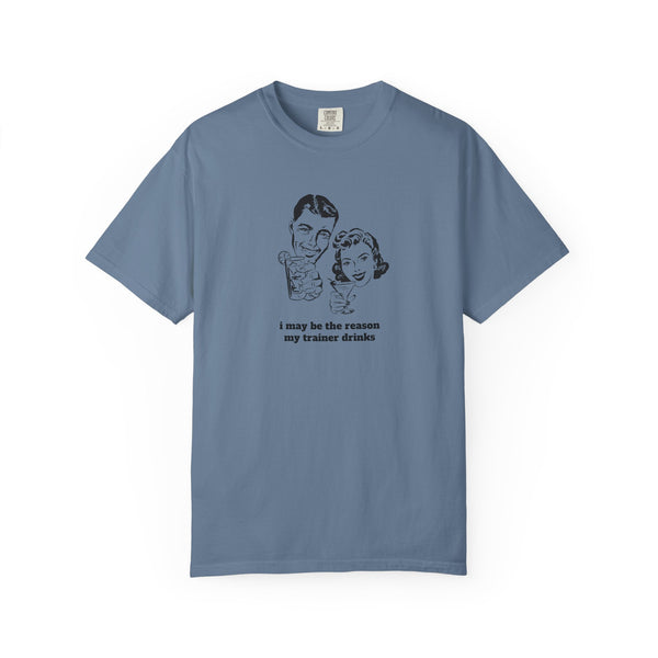 Unisex Garment-Dyed T-shirt - Trainer/Drinks