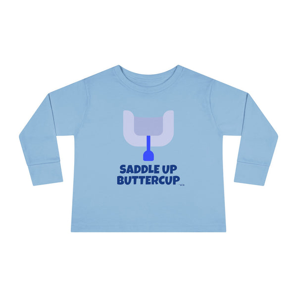 Toddler Long Sleeve Tee - Saddle Up Buttercup