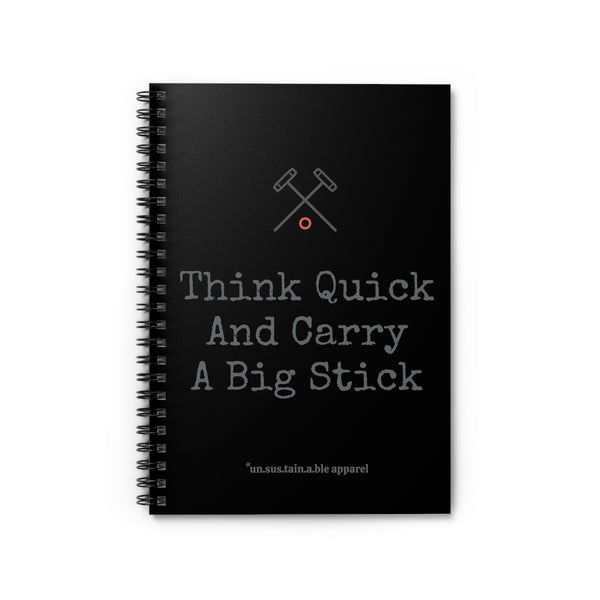 Spiral Notebook - Ruled Line - Think Quick