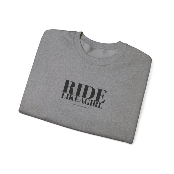 Unisex Heavy Blend™ Crewneck Sweatshirt - Ride Like A Girl