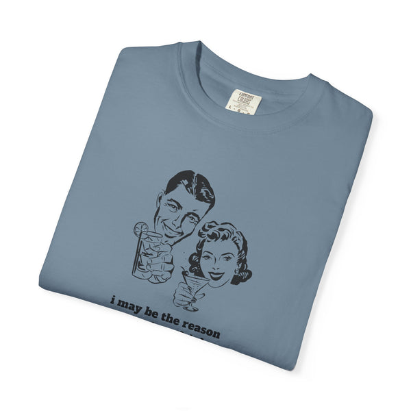 Unisex Garment-Dyed T-shirt - Trainer/Drinks