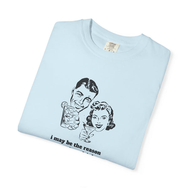 Unisex Garment-Dyed T-shirt - Trainer/Drinks