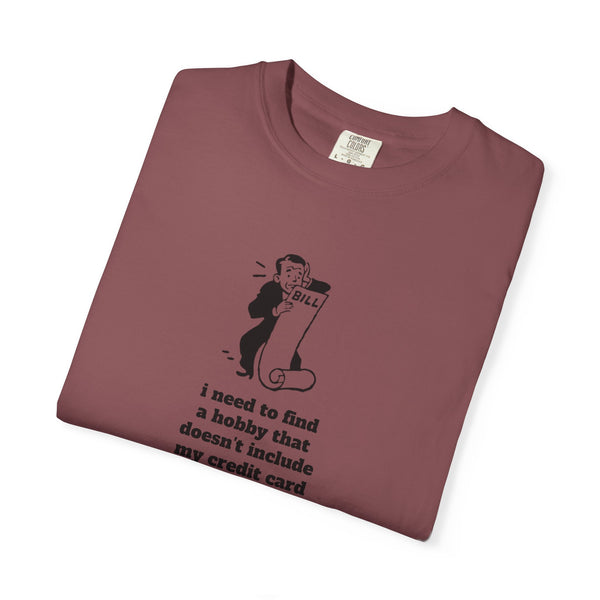 Unisex Garment-Dyed T-shirt - Hobby/Credit Card