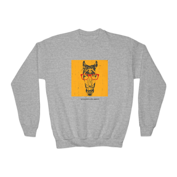 Youth Crewneck Sweatshirt - Too Cool To School