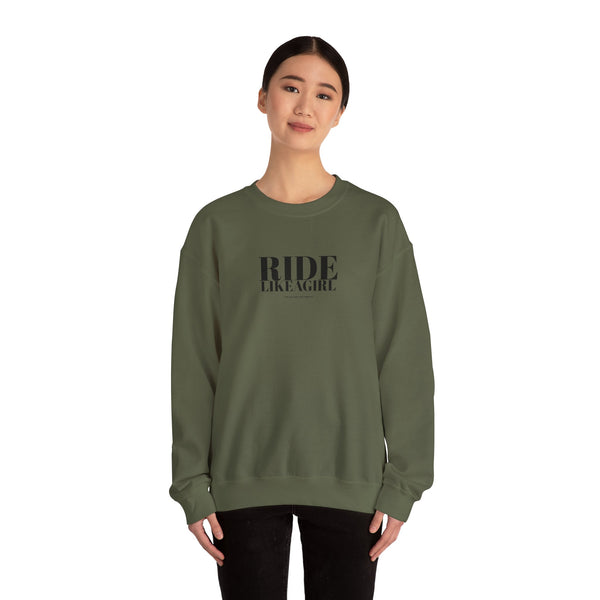 Unisex Heavy Blend™ Crewneck Sweatshirt - Ride Like A Girl