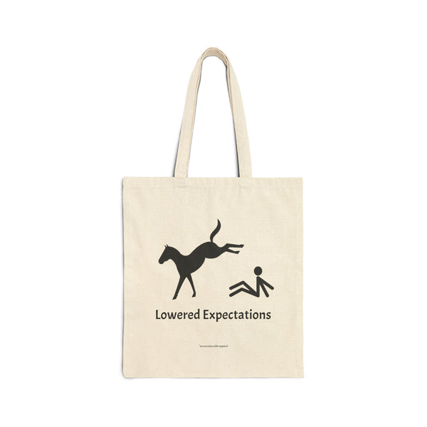 Cotton Canvas Tote Bag - Lowered Expectations