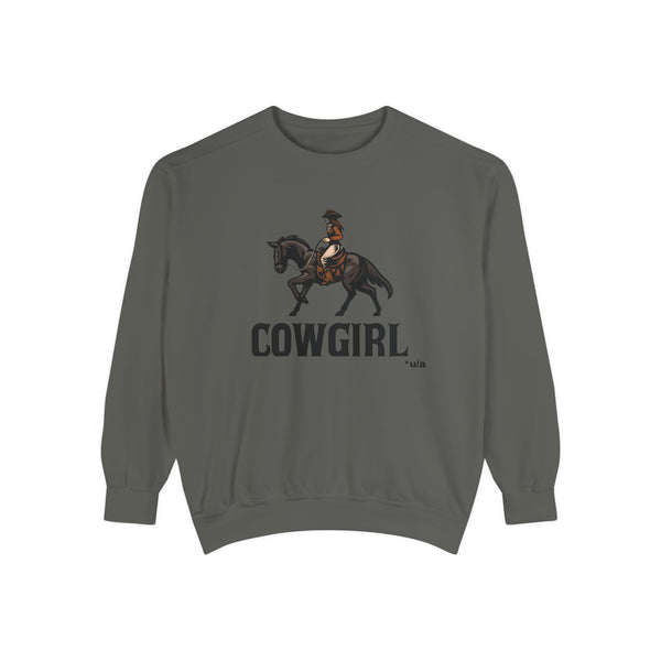 Premium Unisex Garment-Dyed Sweatshirt - Cowgirl