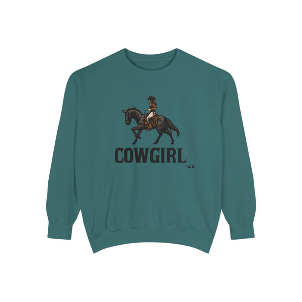 Premium Unisex Garment-Dyed Sweatshirt - Cowgirl