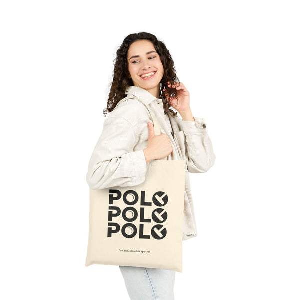 Cotton Canvas Tote Bag - Polo