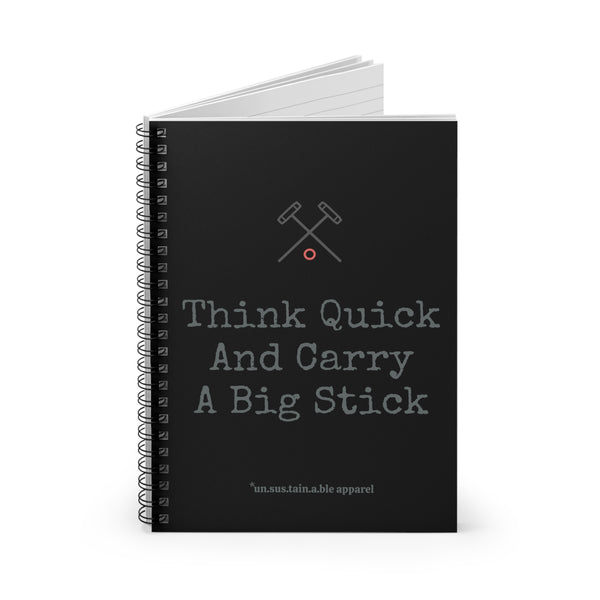 Spiral Notebook - Ruled Line - Think Quick