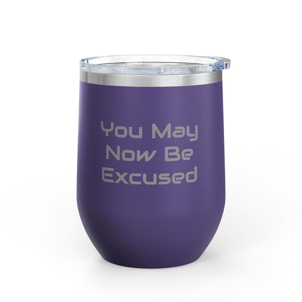 Wine Tumbler, 12oz - Excused
