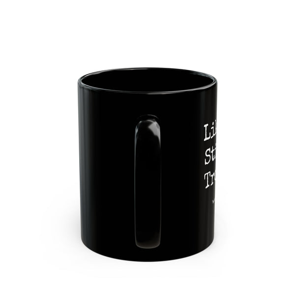 Black Mug (11oz, 15oz)- Likes To Stirrup Trouble