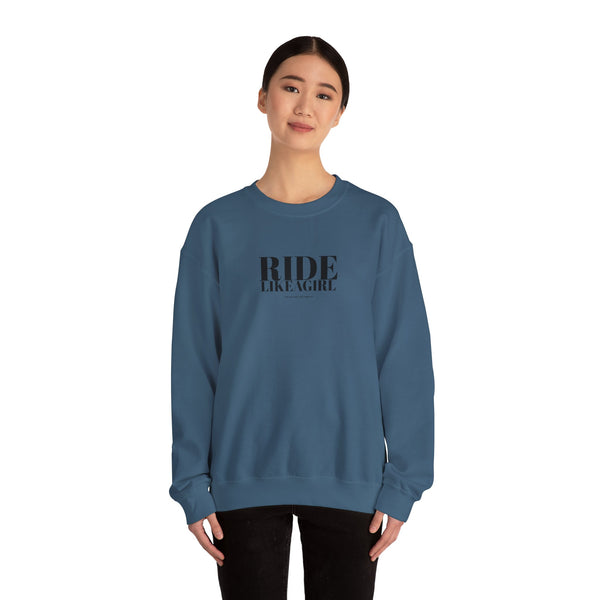 Unisex Heavy Blend™ Crewneck Sweatshirt - Ride Like A Girl