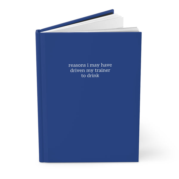 Hardcover Journal Matte - Trainer/Drink