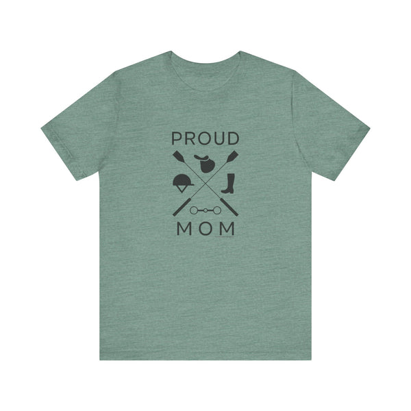 Unisex Jersey Short Sleeve Tee - Proud Mom - Crops