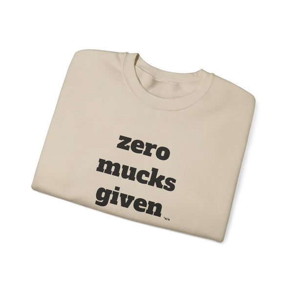 Unisex Heavy Blend™ Crewneck Sweatshirt - Zero Mucks Given