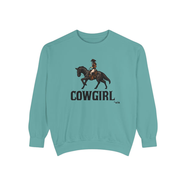 Premium Unisex Garment-Dyed Sweatshirt - Cowgirl