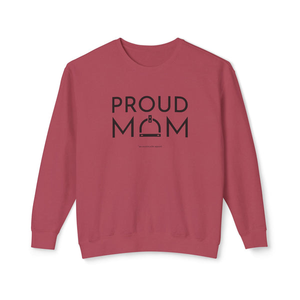 Unisex Lightweight Crewneck Sweatshirt - Proud Mom