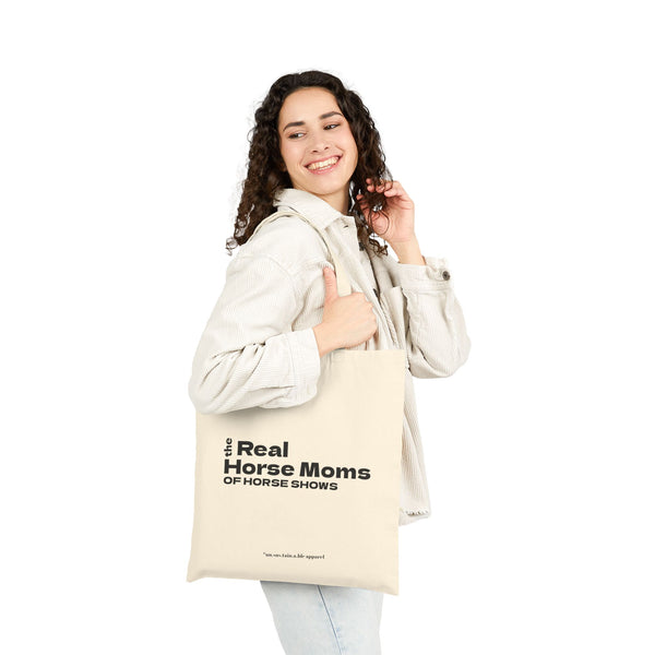 Cotton Canvas Tote Bag - Real Horse Moms