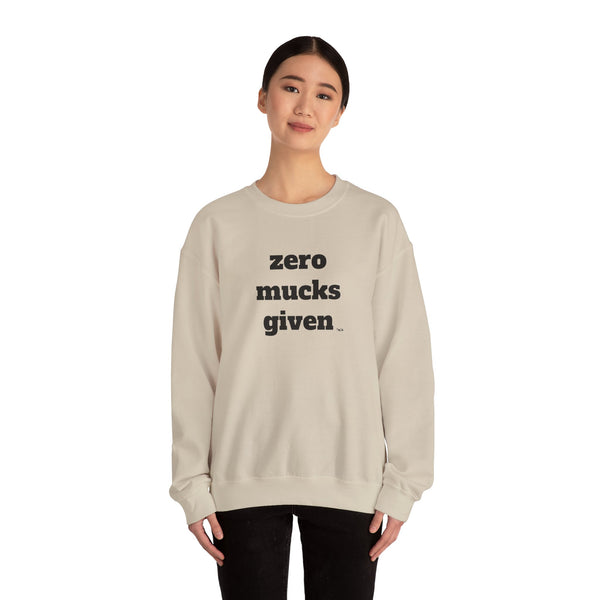 Unisex Heavy Blend™ Crewneck Sweatshirt - Zero Mucks Given