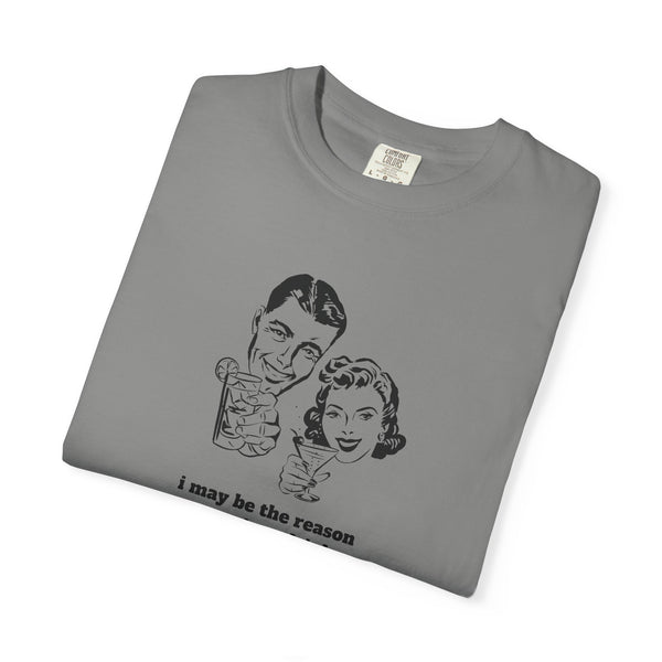 Unisex Garment-Dyed T-shirt - Trainer/Drinks