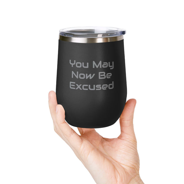 Wine Tumbler, 12oz - Excused