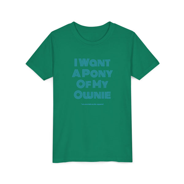 Youth Short Sleeve Tee - Pony Of My Ownie