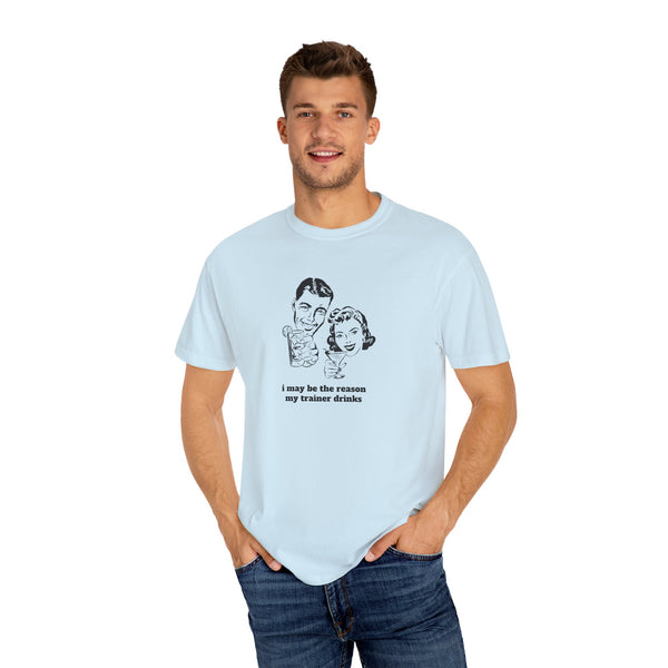 Unisex Garment-Dyed T-shirt - Trainer/Drinks