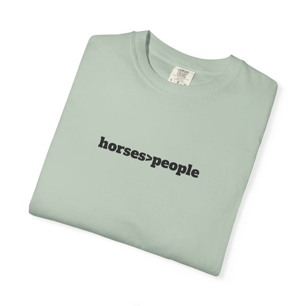 Unisex Garment-Dyed T-shirt - Horses>People