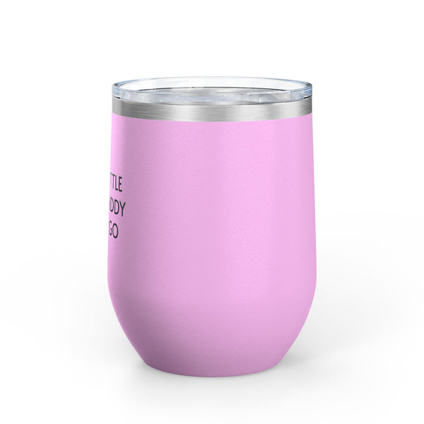 Wine Tumbler, 12oz - Giddy Up - Pastels