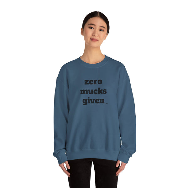 Unisex Heavy Blend™ Crewneck Sweatshirt - Zero Mucks Given