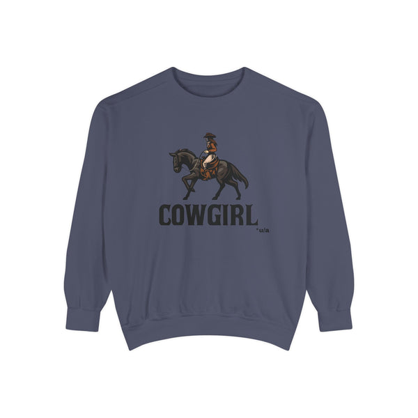 Premium Unisex Garment-Dyed Sweatshirt - Cowgirl