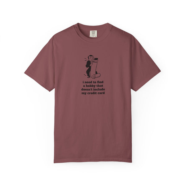 Unisex Garment-Dyed T-shirt - Hobby/Credit Card