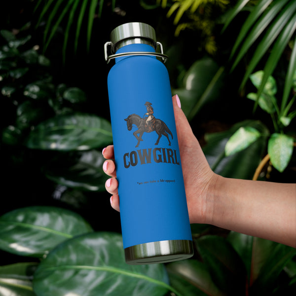 Copper Vacuum Insulated Bottle, 22oz - Cowgirl