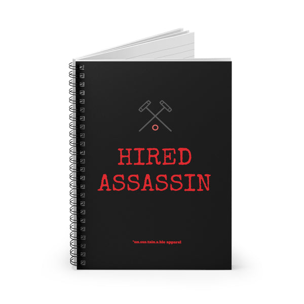 Spiral Notebook - Ruled Line - Hired Assassin