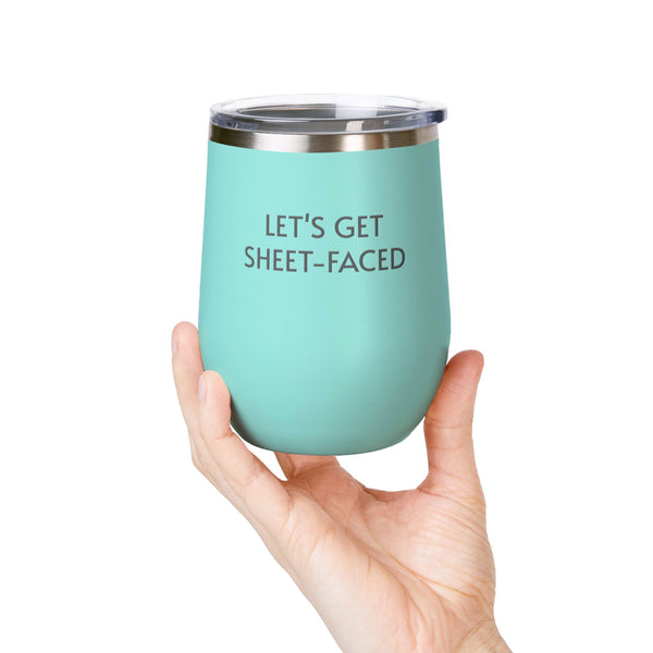 Wine Tumbler, 12oz Sheet-faced