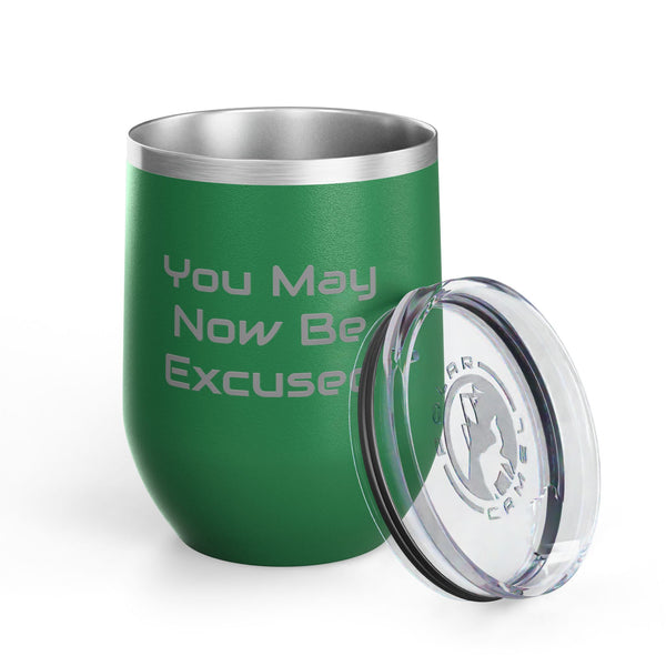 Wine Tumbler, 12oz - Excused