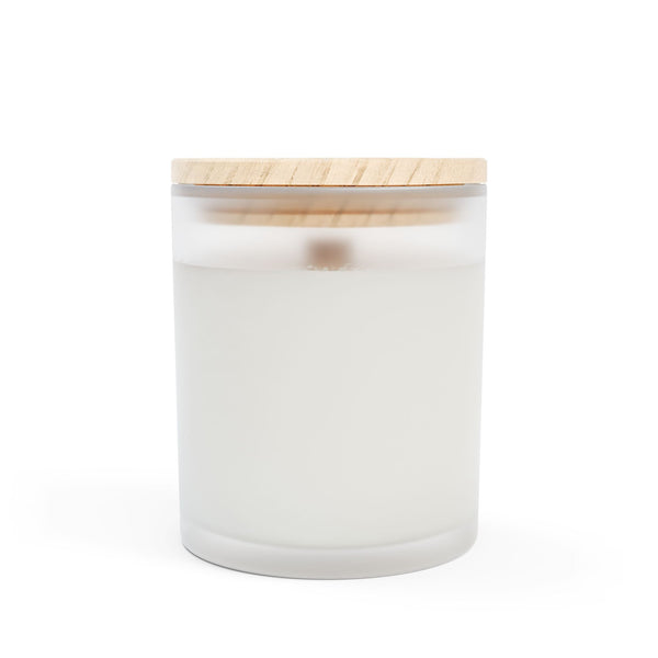 Frosted Glass Candle, 11oz - Hold On A Sec