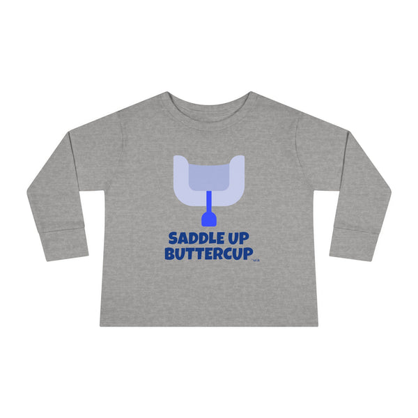 Toddler Long Sleeve Tee - Saddle Up Buttercup