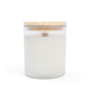 Frosted Glass Candle, 11oz - Hold On A Sec