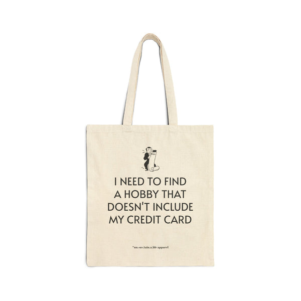 Cotton Canvas Tote Bag - Credit Card