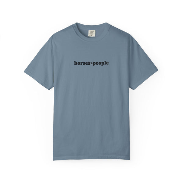 Unisex Garment-Dyed T-shirt - Horses>People