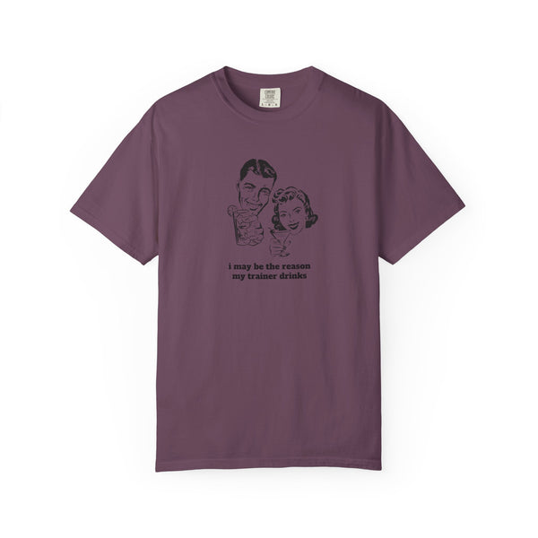 Unisex Garment-Dyed T-shirt - Trainer/Drinks